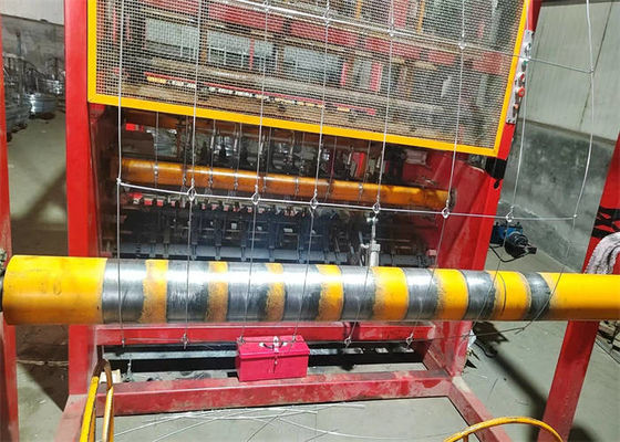 500m PVC powlekany Roll Tough / Stały Ogrodzenie Węzłowe Pole z dziurami kwadratowymi