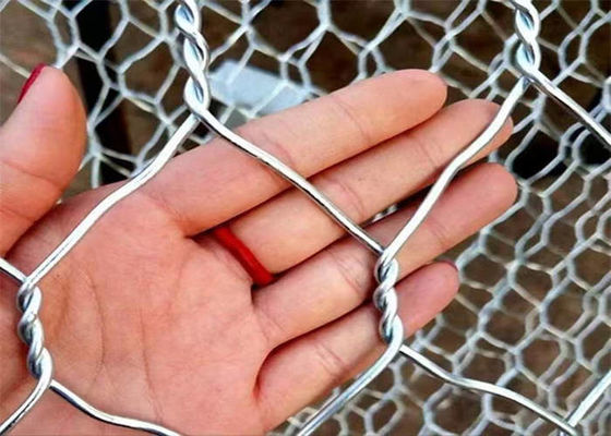 Zink powlekany Gabon Pudełko Reno Materac Kanał wyściółka brzegów rzeki Gabion Wire Baskets
