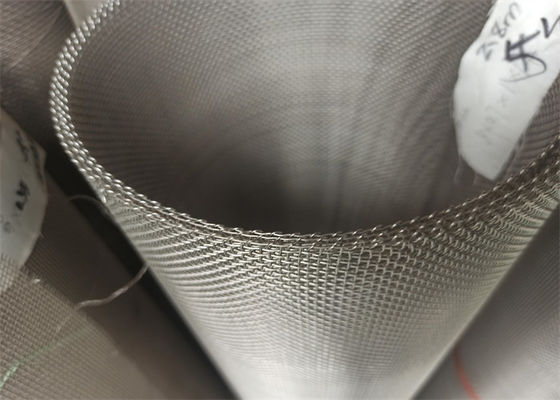 Wzór siatki metalowej z galwanizowaną siatką 24" z włókien metalowych