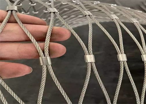316 Sieć liniowa ze stali nierdzewnej sieć architektoniczna ze stali